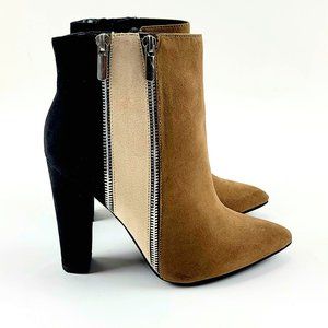 New Women Justfab Fashionable Fall Winter Ankle Multicolor Boots SZ 8 US